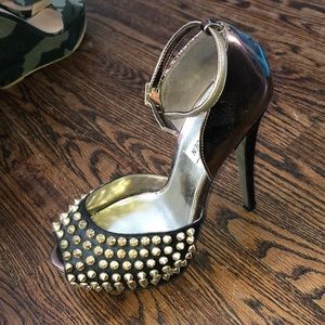 Steve Madden peep toe high heel